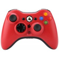 Джойстик беспроводной Xbox 360 Wireless Controller (красный)